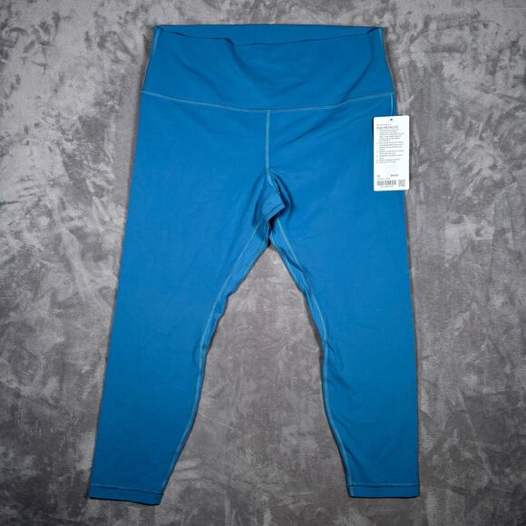 Lululemon Align High Rise Pant 25” Capri Blue Nulu Leggings Size 16 NWT - Picture 1 of 6